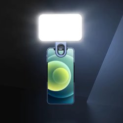 چراغ نورپردازی شارژی موبایل و لپ تاپ مدل کلیپسی